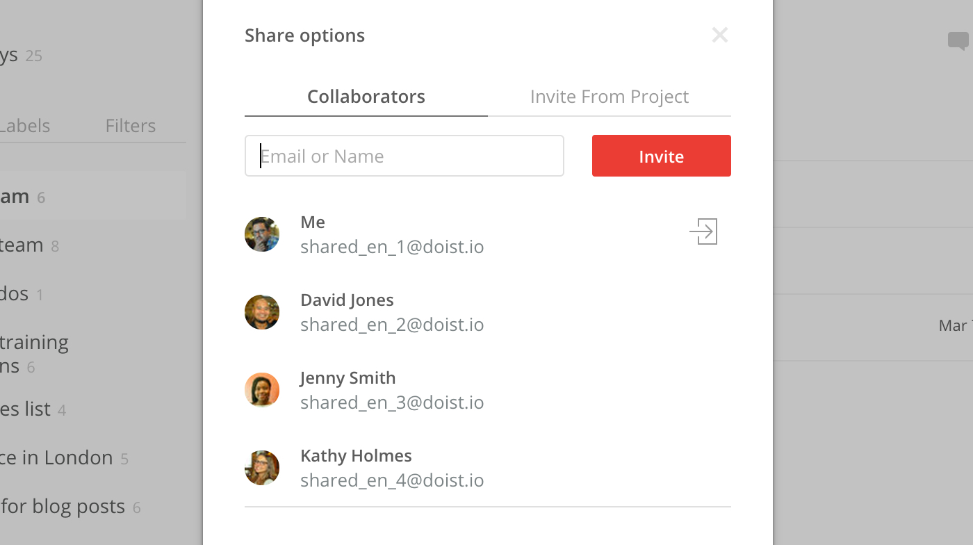 Collaborative Task Management and Project Sharing